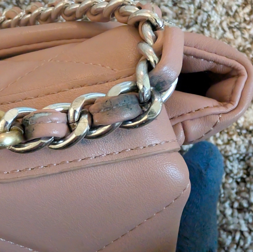 Nude Pink Flap Bag - Picture 10 of 12